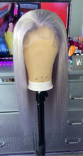 Load image into Gallery viewer, Ash Blonde With Silver Highlights Full Lace Wig
