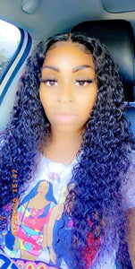 Natural Black Pineapple Wave Wig