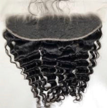 Load image into Gallery viewer, Natural Black Deep Wave Frontals
