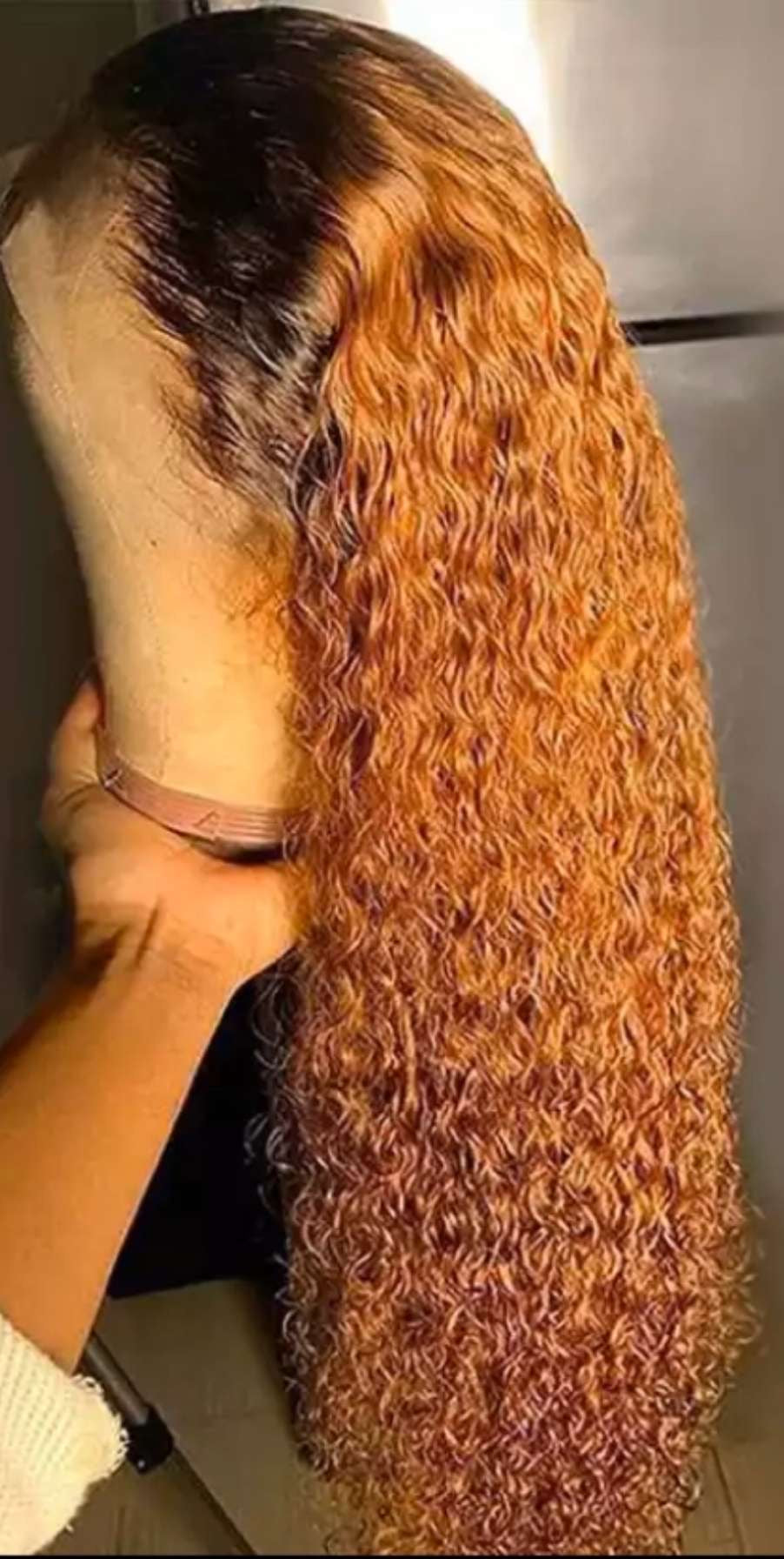 1B/30 Ginger Pineapple Wave Wig