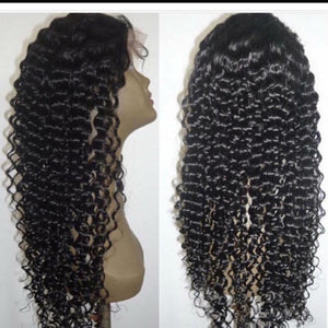 Natural Black Pineapple Wave Wig