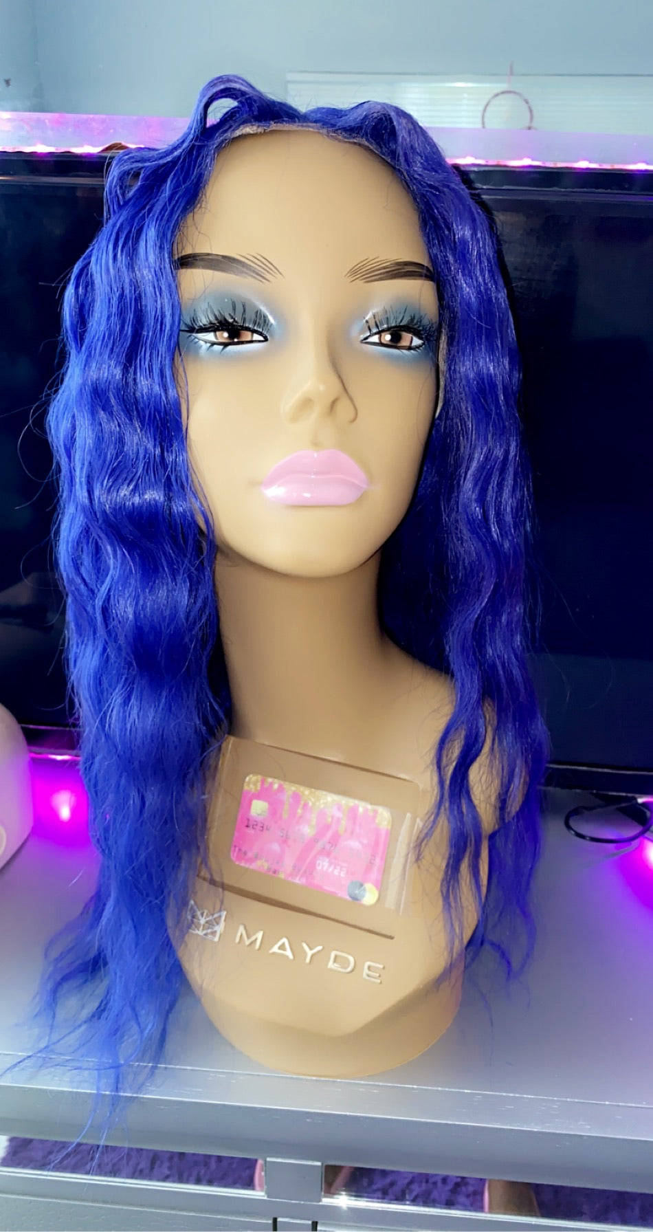 24”Purple Rain Closure Wig