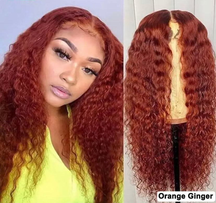 Orange Ginger Pineapple Wave Wig